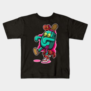 zombie ice cream Kids T-Shirt